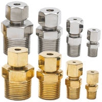 (CF10...CF158) BSPP Adjustable Compression Fittings