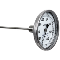 Bi-Metal Dial Thermometer (Fixed Position, Back Entry)