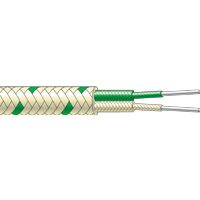 (CGH22...CGH25) Single Pair High Temperature Fibreglass Thermocouple Cable (up to +800°C)