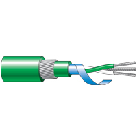 (CQ75...CQ90) Single Pair Heat Resistant and Flame Retardant PVC Screened and Armoured Thermocouple Cable (-30°C to +105°C)