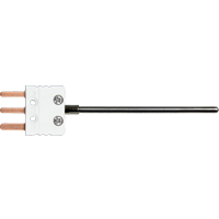 PMP - Fabricated RTD (Pt100/Pt1000) Sensor with Miniature Plug (+260°C)