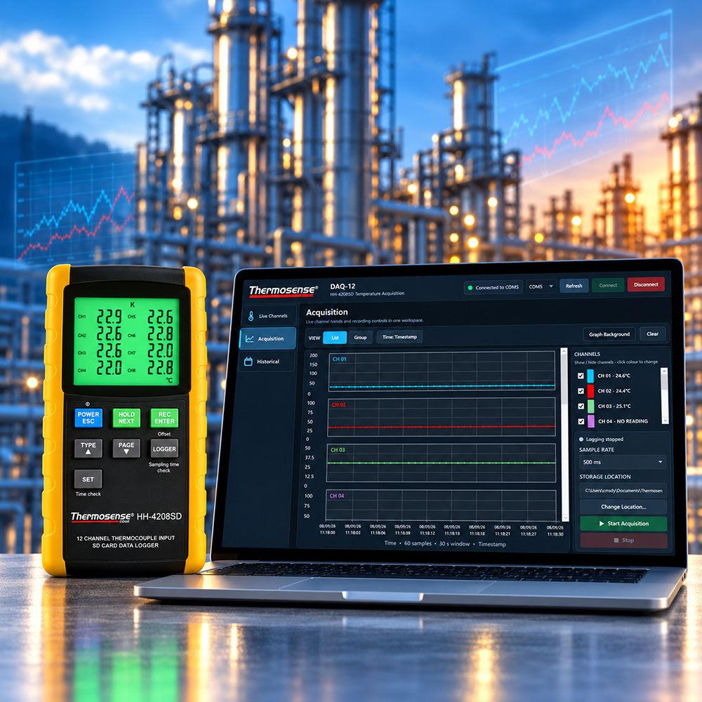 Data Acquisition & Analysis Software for HH-4208SD