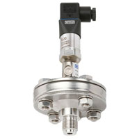 WIKA Pressure Transmitter with Bolted Threaded Diaphragm Seal - Model DSS10T