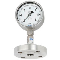 DSS26M - WIKA Pressure Gauge with Diaphragm Seal - Flanged Connection and Internal Diaphragm – Model DSS26M