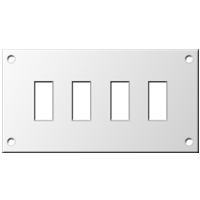 (FM) Miniature Aluminium Connector Panels