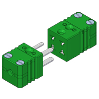 (FMPD/FMJD) Miniature Duplex Thermocouple and RTD Connectors