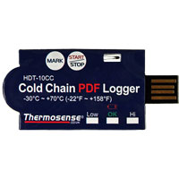 HDT-10CC - Low Cost Cold Chain PDF Temperature Data Logger (Single-Use)